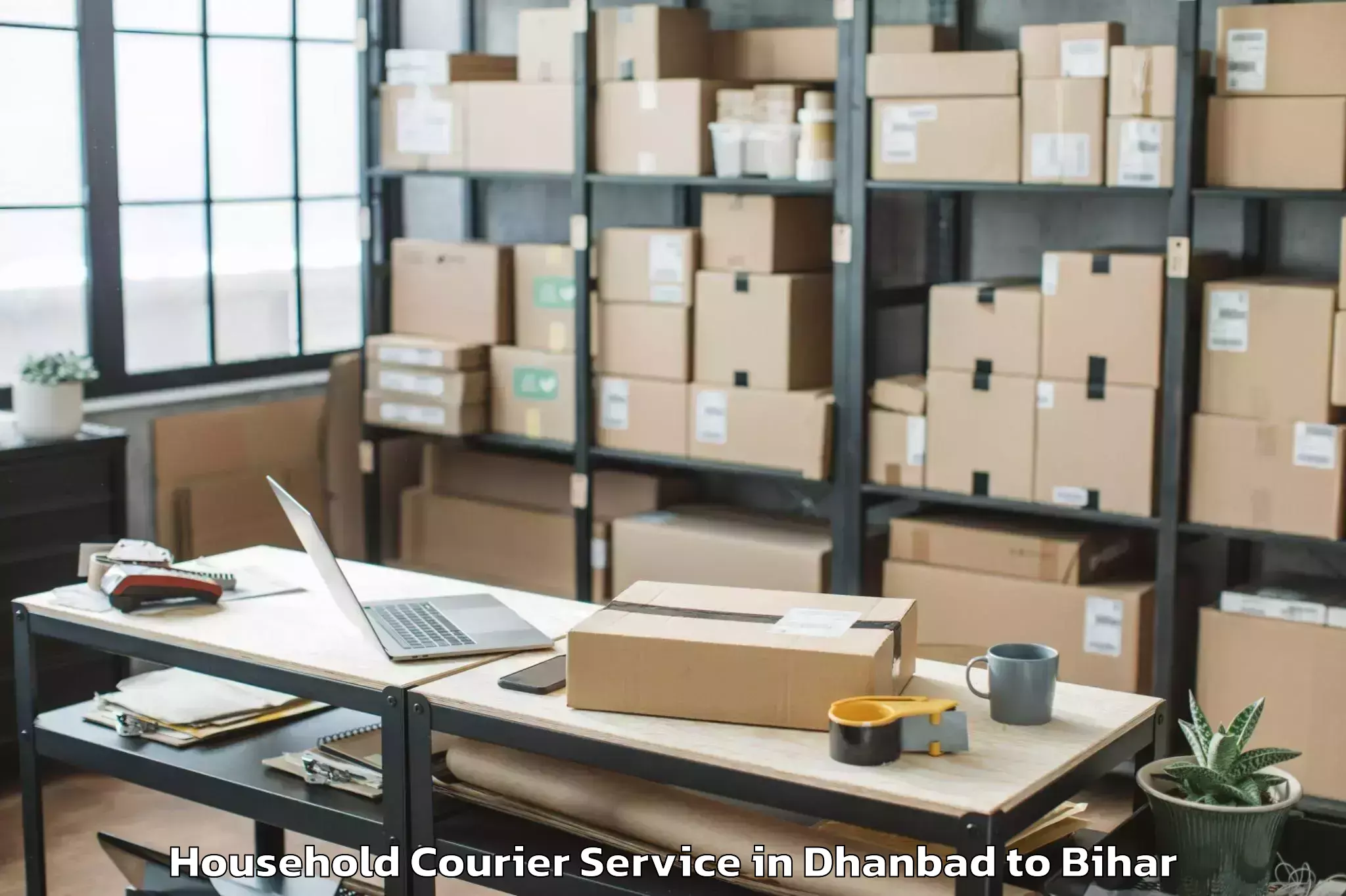 Reliable Dhanbad to Diara Pandarakh Household Courier